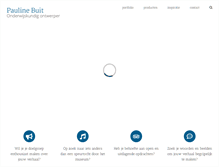 Tablet Screenshot of paulinebuit.nl